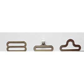 100 Sets Bow Tie Clip Hardware Cravat Clips Hook Fastener for Necktie Strap silver