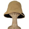 Bliss Leather Sauna Hat with Pockets, Bucket Hat, Unisex, Deep