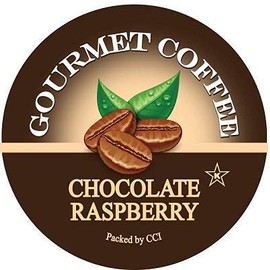 Chocolate Raspberry Flavored Coffee Pods - 35 Count Single Serve Cups Compatible with Keurig Brewers - Rich, Fruity Gourmet Roast