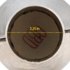 FOMIUZY 2.25 Inch 2.25" Inlet/Outlet Catalytic Converter Universal High Flow