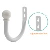 Decorative Curtain Holdbacks,ULIFESTAR Wall Mounted Window Drapery Tiebacks Hooks Drape