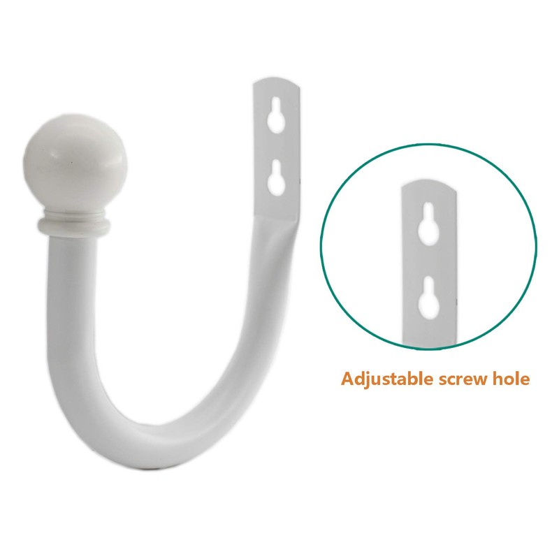Decorative Curtain Holdbacks,ULIFESTAR Wall Mounted Window Drapery Tiebacks Hooks Drape
