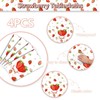 Strawberry Tablecloths, Sweet One Rectangular Strawberry Tablecloths, Strawberry Tablecloths, Birthday