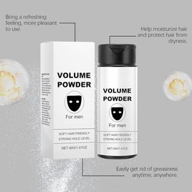 Texturpuder f√ºr M√§nner, Haarpuder M√§nner, Leicht Aufzutragen, Verleiht Sofort Textur und Volumen, Rein Nat√ºrliche Inhaltsstoffe, Texturpuder Powder, Starker Halt, Haarpuder f√ºr M√§nner (40G, 3PC)