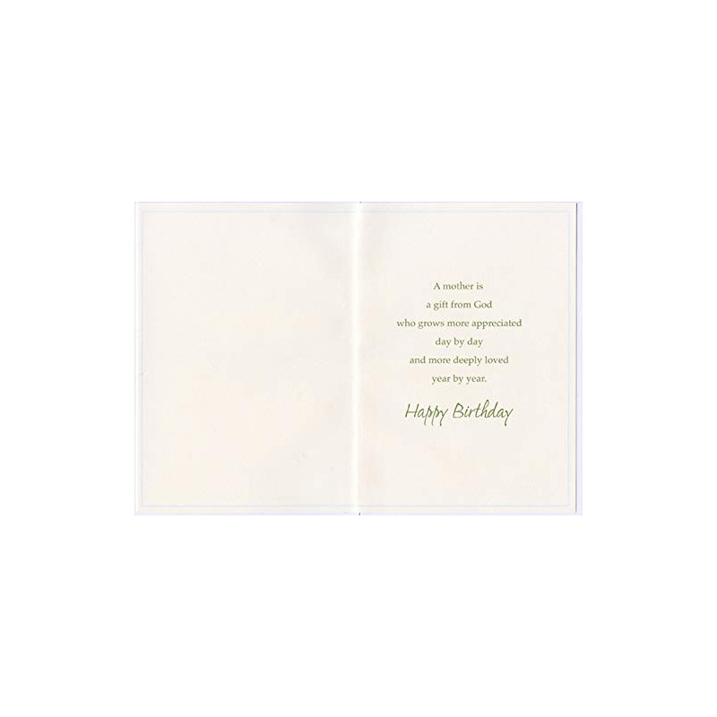 Designer Greetings Single Daisy in Tall Rectangular Frame Religious/Inspirational Birthday