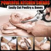 Liberhaus Heavy Duty Poultry Shears – Stainless Steel Meat Scissors