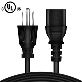 Ablegrid 5ft UL Listed AC Power Cord Cable For QFX PBX-412217 2x12inch Wireless SPEAKER