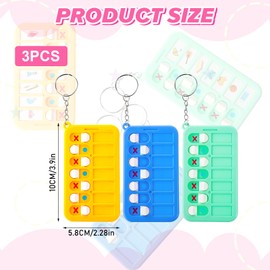 HJZHII 3 Pack Reminder Board for The Elderly, Portable ADHD Tools for Kids, Visual Schedule Daily Planner for School Bag Pendant Detachable Daily Task Planning Pad Board Task List Chore Sheet