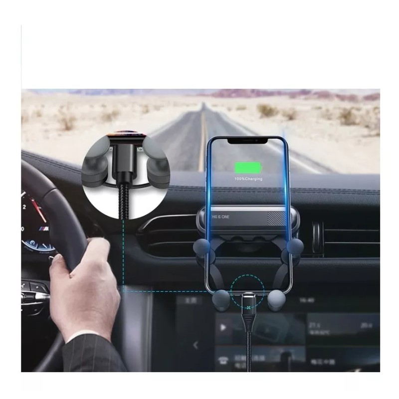 OEM Holder Por Gravedad Celular Universal Para Carro Rejilla A/c