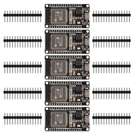 DORHEA 5PCS ESP32 ESP-32S WiFi Development Board Unassembled NodeMCU-32S Microcontroller Processor Integrated ChipCP2102
