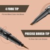 2 in 1 Dual Ended Eyebrow Pencil, Waterproof Microblading Pen,
