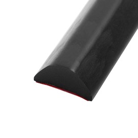 Collapsible Shower Threshold Water Dam, Silicone Shower Water Stopper Barrier, Shower Water Guard, Wet and Dry Separation Retention System for Bathroom, Kitchen, Sink (67 Inch, Black)