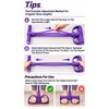 4‑Tube Pedal Tension Rope Multi‑Functional Household Fitness Elastic Band for