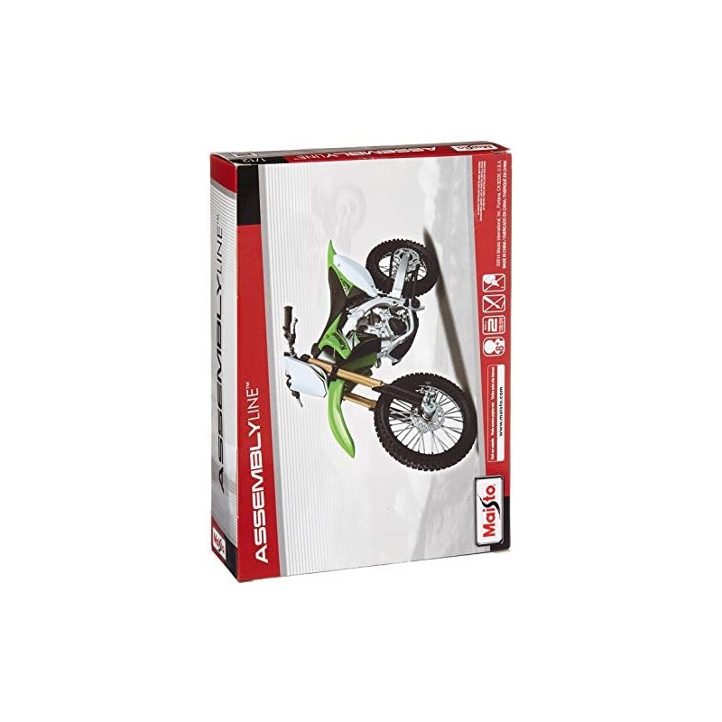 Maisto 1: 12 Al Kawasaki KX 450F (los colores pueden