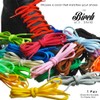 BIRCH's Oval Shoelaces 27 Colors Half Round 1/4" Shoe Laces