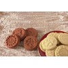 JBK Pottery Terra Cotta Cookie Stamps (Santa)