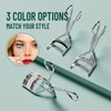 Eyelash Curler Refills with a Heart-Case, 30PCS Colorful Eyelash Curler