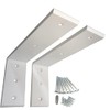 Dmax Heavy Duty L Brackets for Shelves, Countertop Brackets, Wall