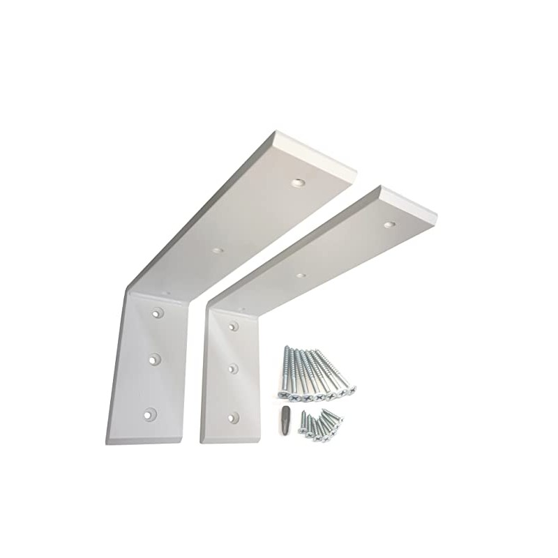 Dmax Heavy Duty L Brackets for Shelves, Countertop Brackets, Wall