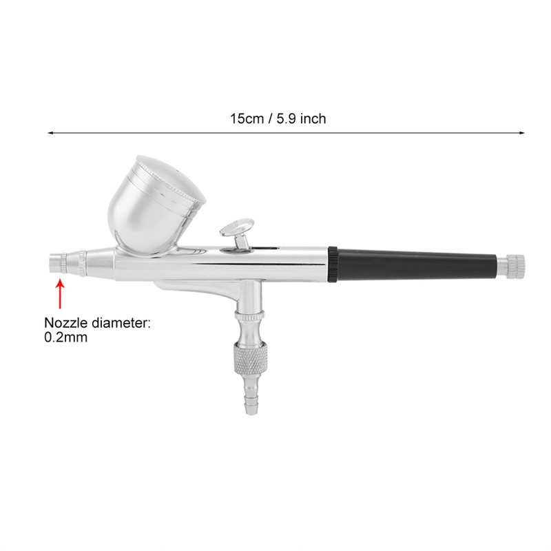 Spirit Air G-130 Gravity Feed Dual Action Airbrush Paint Spray