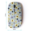 KawaiiMouse [ Optical 2.4G Wireless Mouse ] Bee Flowers Pattern