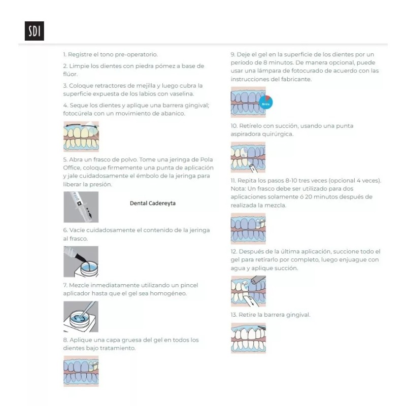 SDI Blanqueamiento Dental Pola Office 35% ( 1 Px )