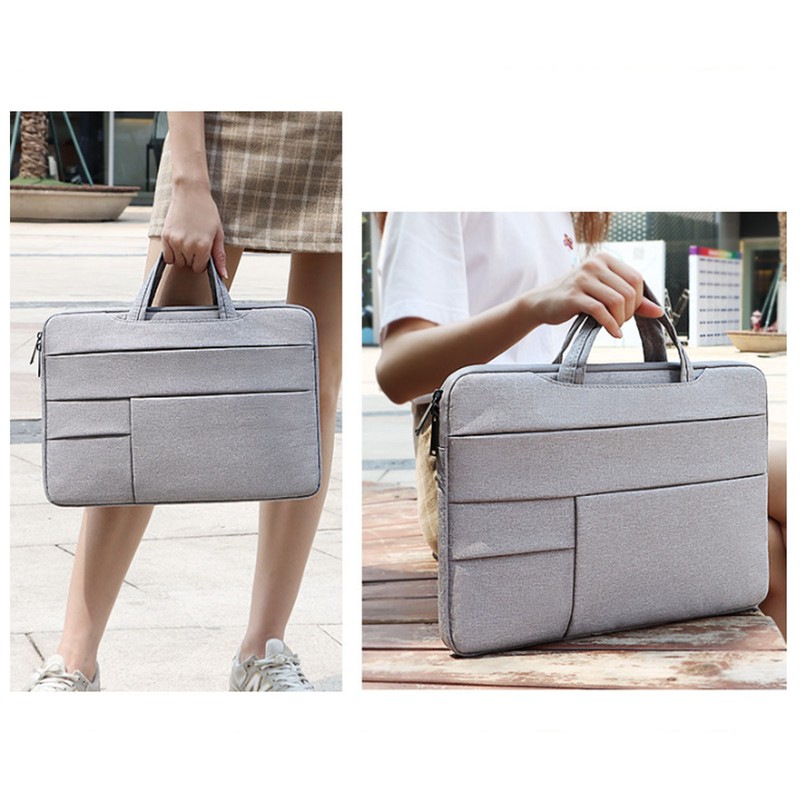 Laptop Case Waterproof Oxford Cloth Double Zipper Portable Laptop Protective