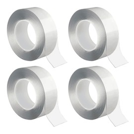 Pack x4 Cinta Doble Cara Extrafuerte - Cinta Doble Cara 3 metros | Ideal para Manualidades - Adhesivos para Pared | Cinta Adhesiva Doble Cara