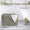 Pumtus Toilet Paper Storage Basket, Handwoven Toilet Paper Holder with