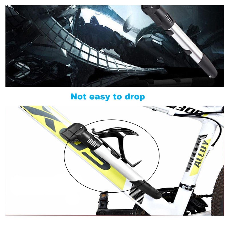 Mini Bicycle Pump Small Hand Pump Compact Bicycle Pump Alloy