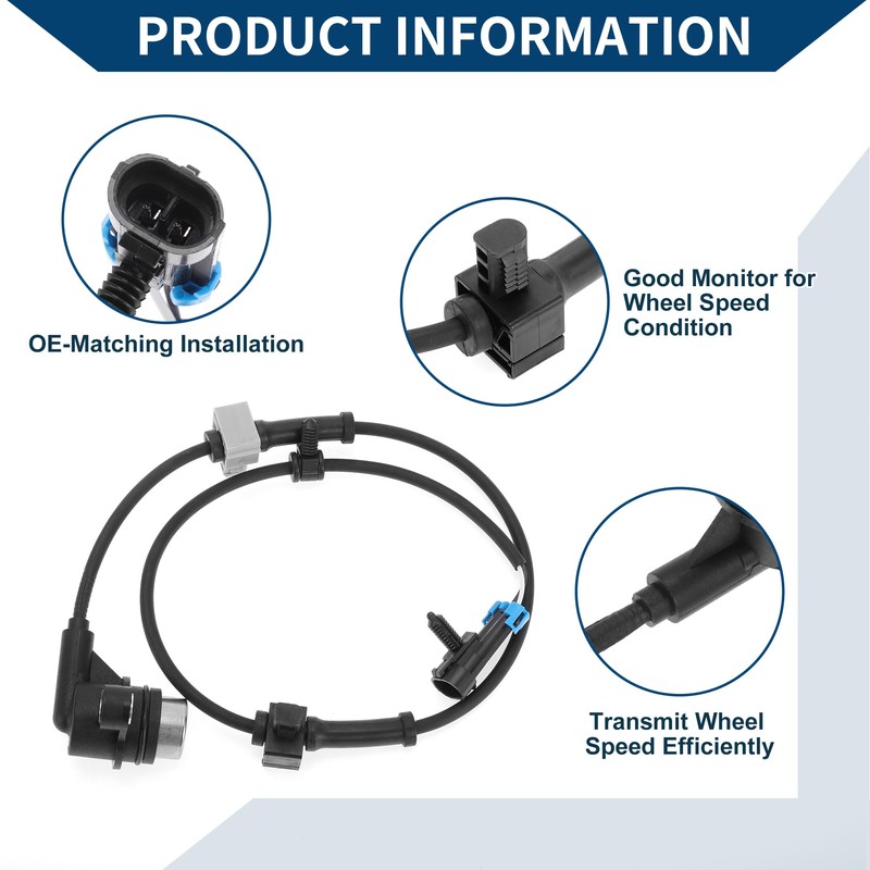 Hihaha Kein. 15131391 ABS Raddrehzahlsensor für Buick Rainier 2004-2007 Hinten