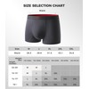 GLESTORE Mens Underwear Trunks Pack Modal Underwear for Men with
