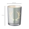 EDZARD Ati Lantern Height 13 cm, Diameter 10 cm, Antlers