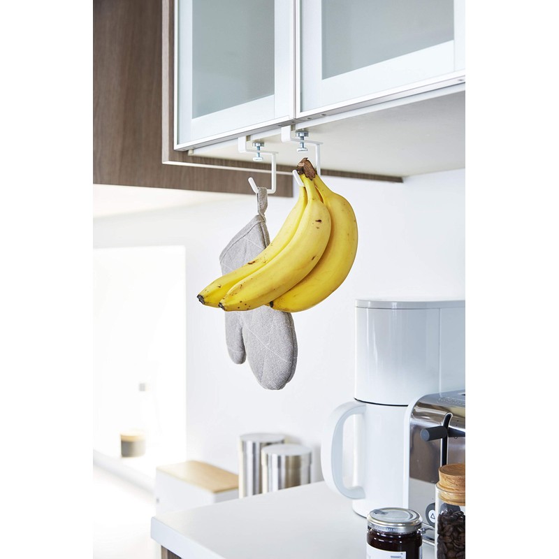 Yamazaki Industries 4723 Under Cabinet Hangers, Set of 2, White,