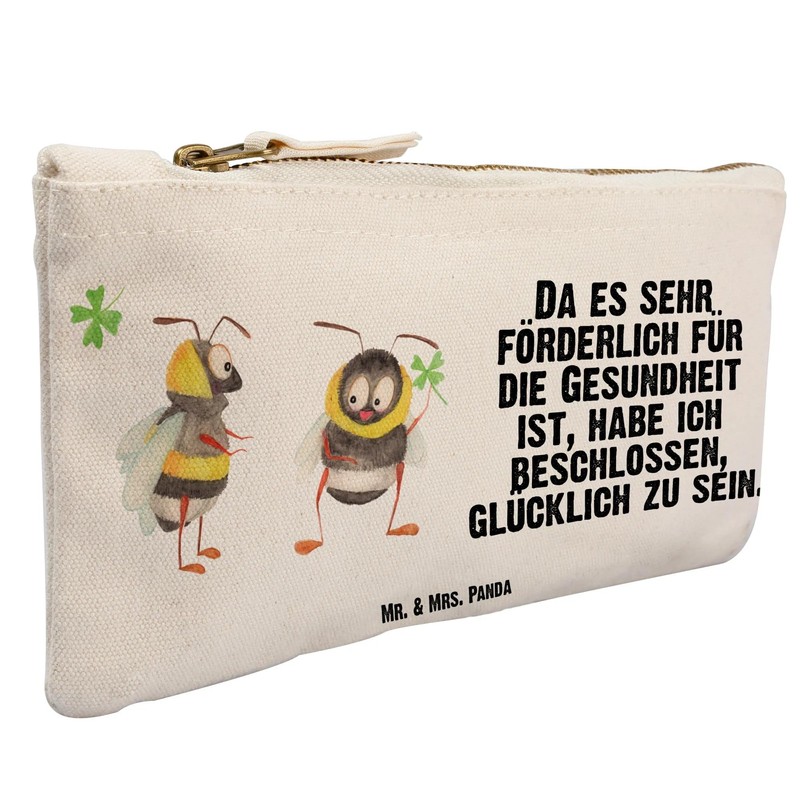 Mr. & Mrs. Panda Make-Up Bag Bumble Bees with Clover