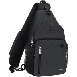MOSISO Sling Bolsa de Mochila, Crossbody Bolso de Hombro Mochila de Viaje