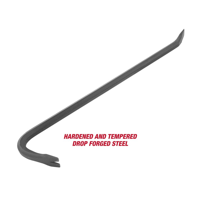 GreatNeck WR18 18-Inch Wrecking Bar, Pull Nails and Pry Apart