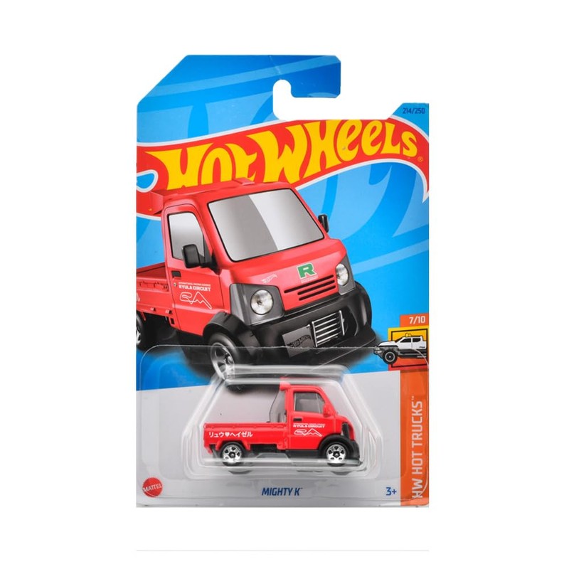 Hot Wheels HNK49 Basic Car, Mighty K, 3 Years Old