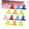 Operitacx 60 Pcs Paper Binder Clips Bill Binder Mini Binders