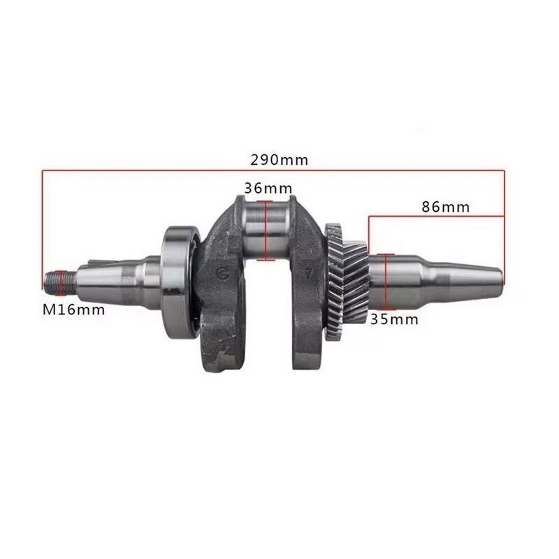 PCC TAPERED CRANKSHAFT FITS HONDA GX340 11HP GX390 13HP 188F