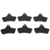 6PCS Brake Pads Low Noise Aging Resistant Consistent Braking Replacement