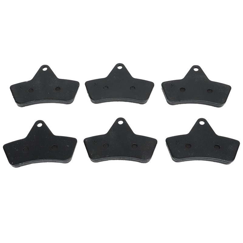 6PCS Brake Pads Low Noise Aging Resistant Consistent Braking Replacement