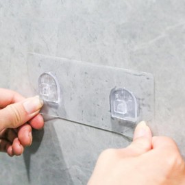 COCOYA Adhesive Hook for Hanging Trash Can, Pack of 3