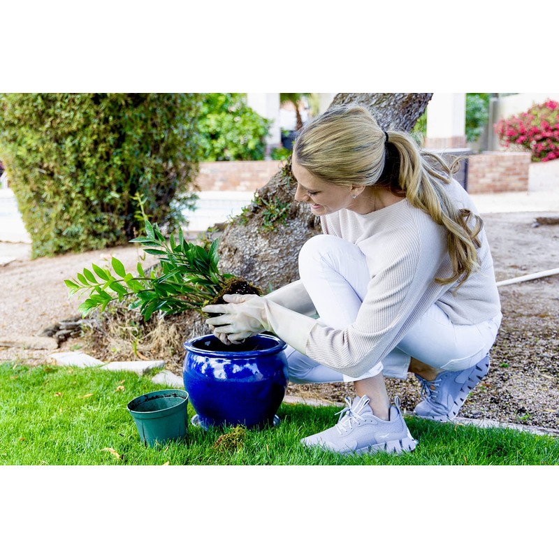 JOYECO Cleaning Gloves Dishwashing Kitchen Gloves Reusable Rubber 3 Pairs