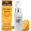 Leaf Aura Vitamin C Serum, Made with Organic+ Natural Formula,