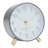 One Six Eight London Maisie Silent Alarm Clock, Grey