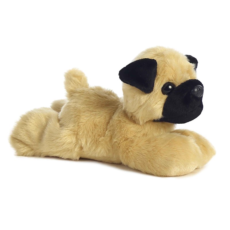 Aurora® Adorable Mini Flopsie™ Mr.Pugster™ Stuffed Animal - Playful Ease