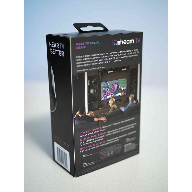 Nuheara IQstream™ TV (Compatibable only with IQbuds™ 2 MAX Earbuds)