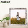 NDUFOA 8x8 Picture Frame, Display Photos 4x4 with Mat or