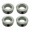AZSSMUK 7/8" Bore Zinc Plated Shaft Collars Solid Steel Set